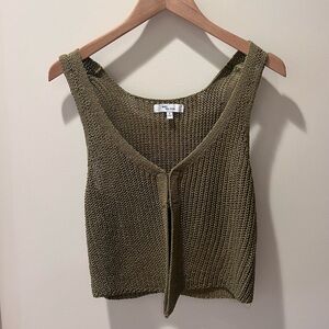 Sage Green Knit Tank Top
